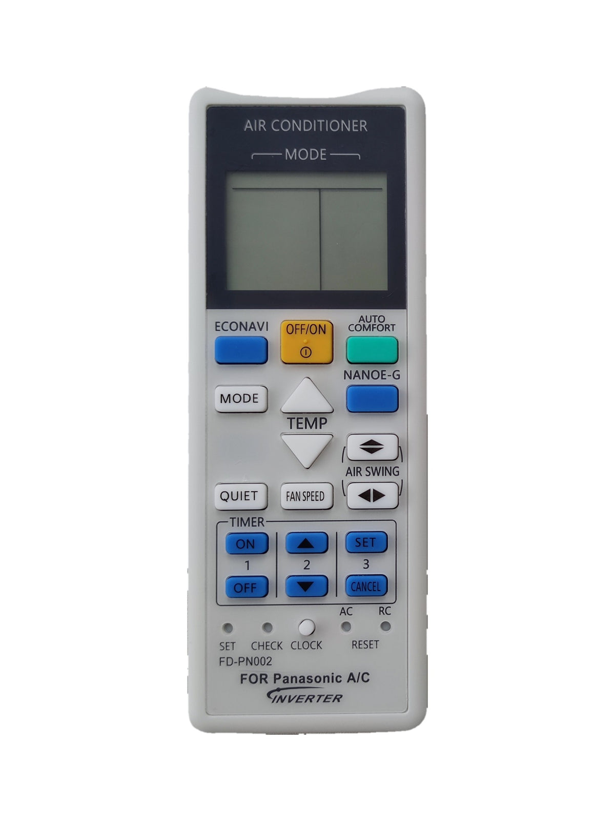 Panasonic FD-PN002 airco afstandsbediening (vervangend) - voorkant