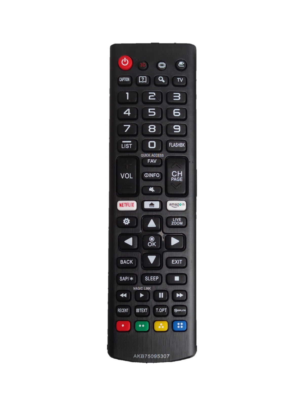 LG AKB75095307 afstandsbediening (vervangend) - voorkant