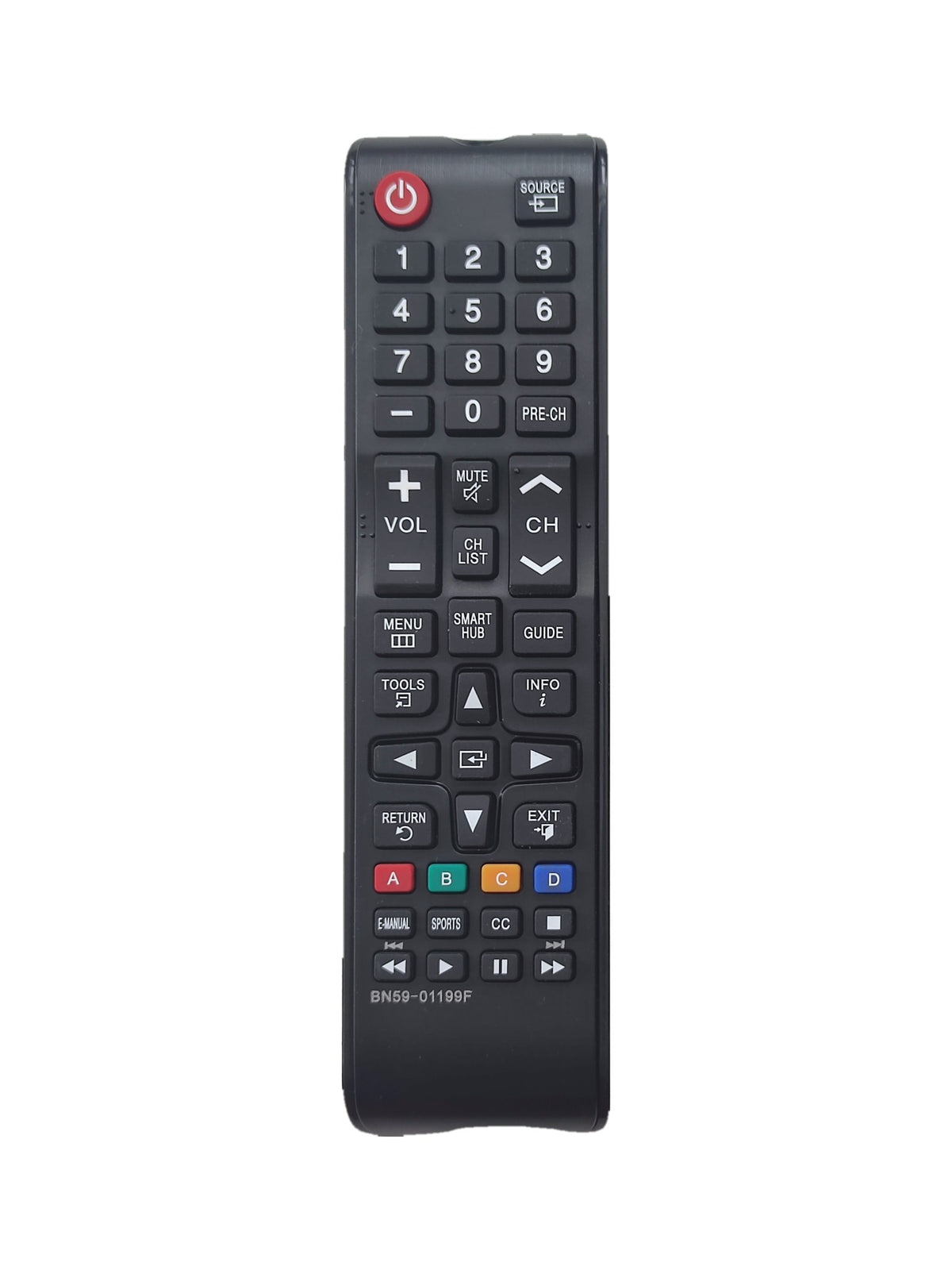 Samsung BN59-01199F afstandsbediening (vervangend) - voorkant