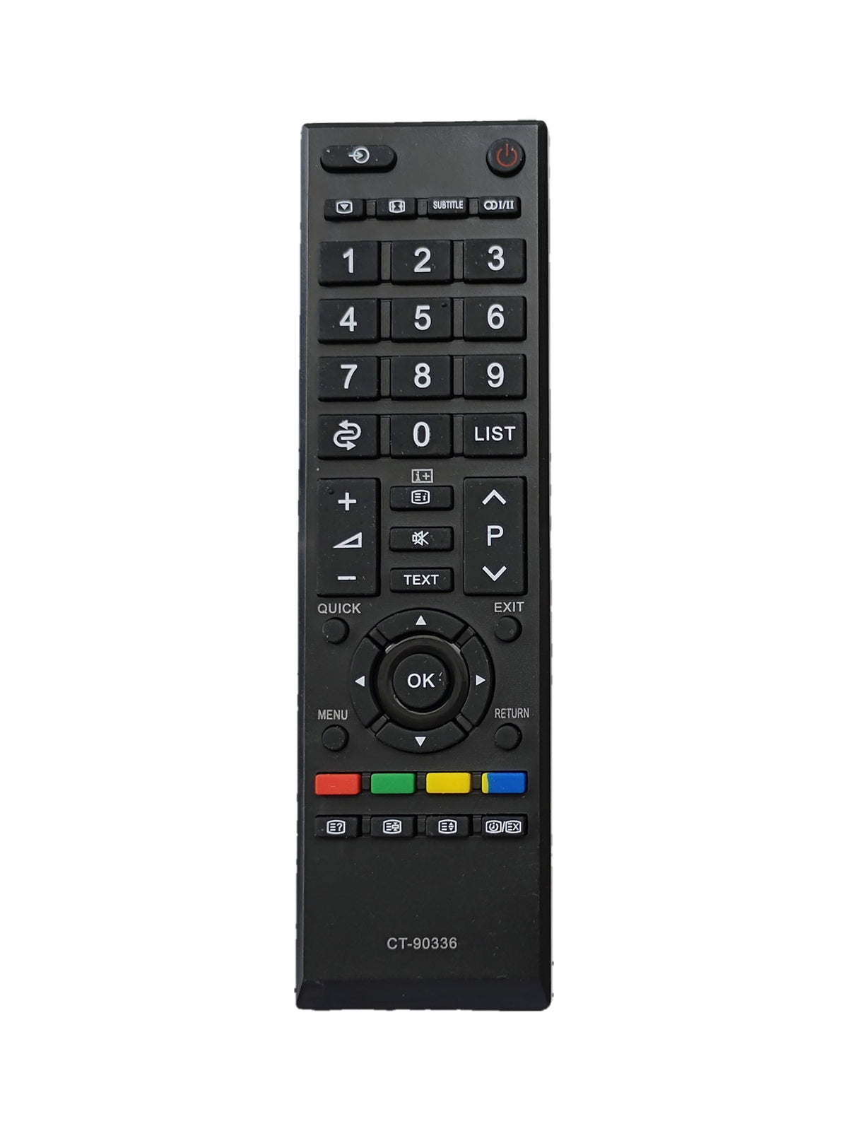 Toshiba CT-90336 afstandsbediening (vervangend) - voorkant