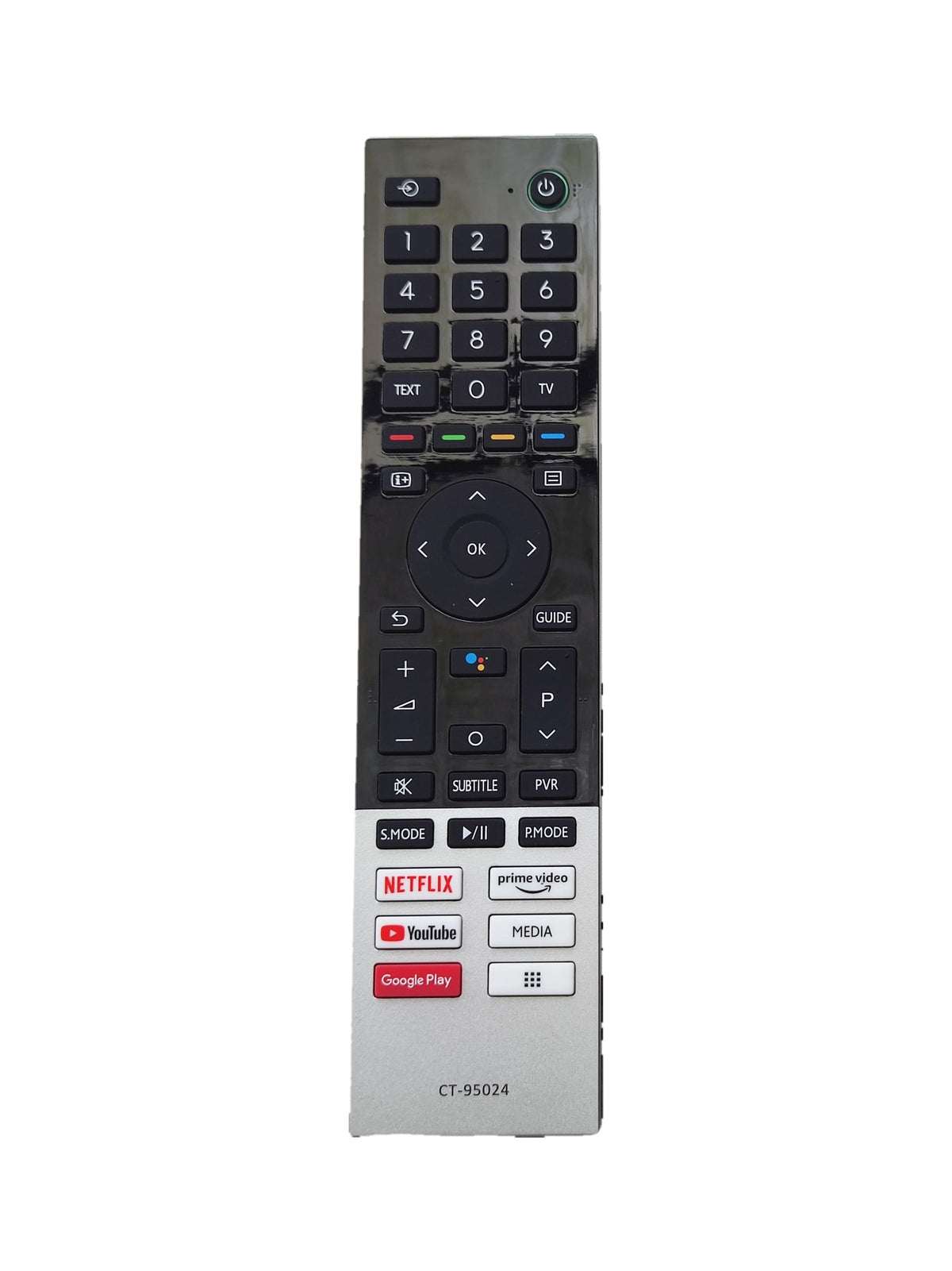 Toshiba CT-95024 afstandsbediening met voice (vervangend) - voorkant