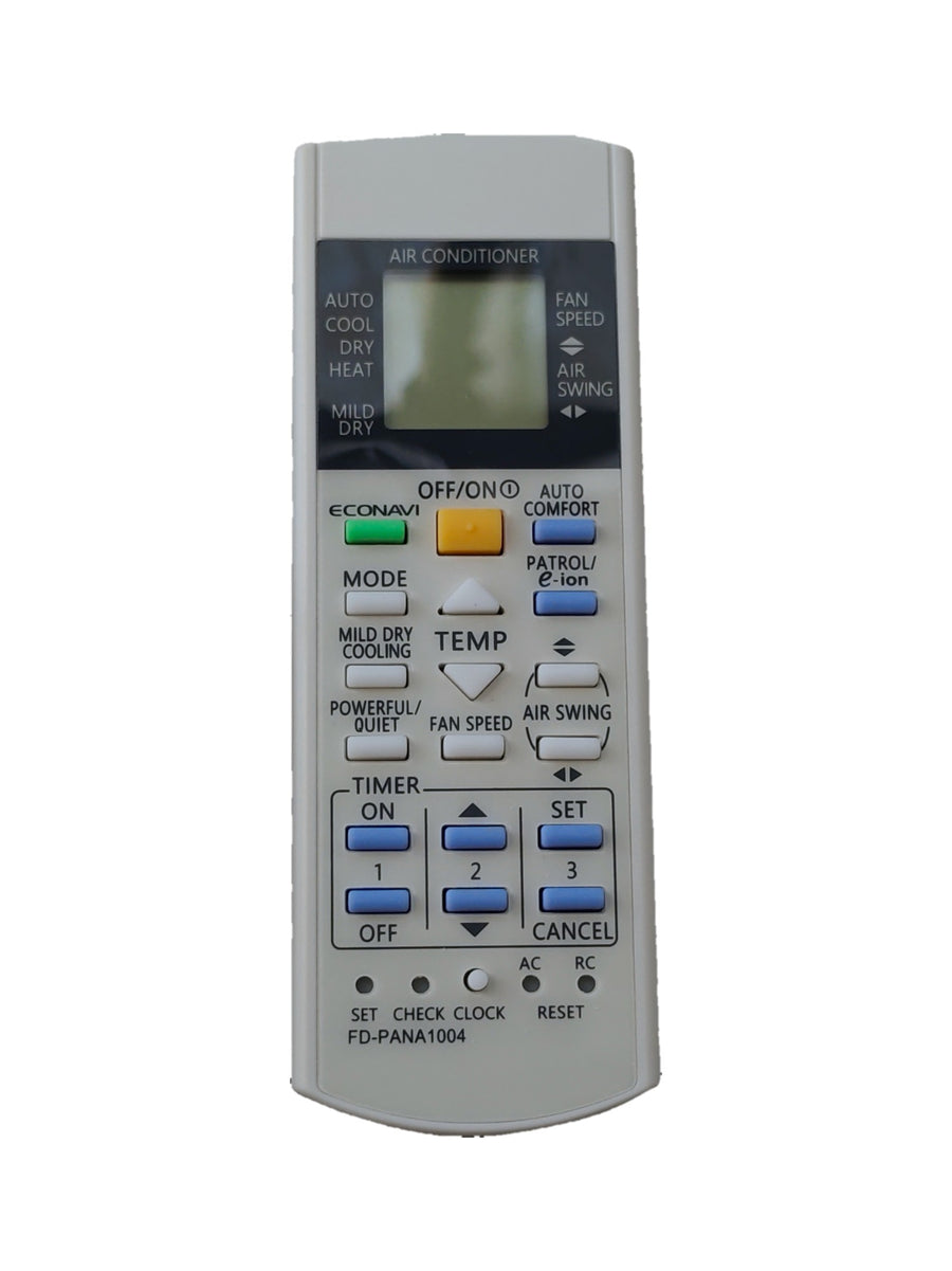 Panasonic FD-PANA1004 airco afstandsbediening (vervangend) - voorkant