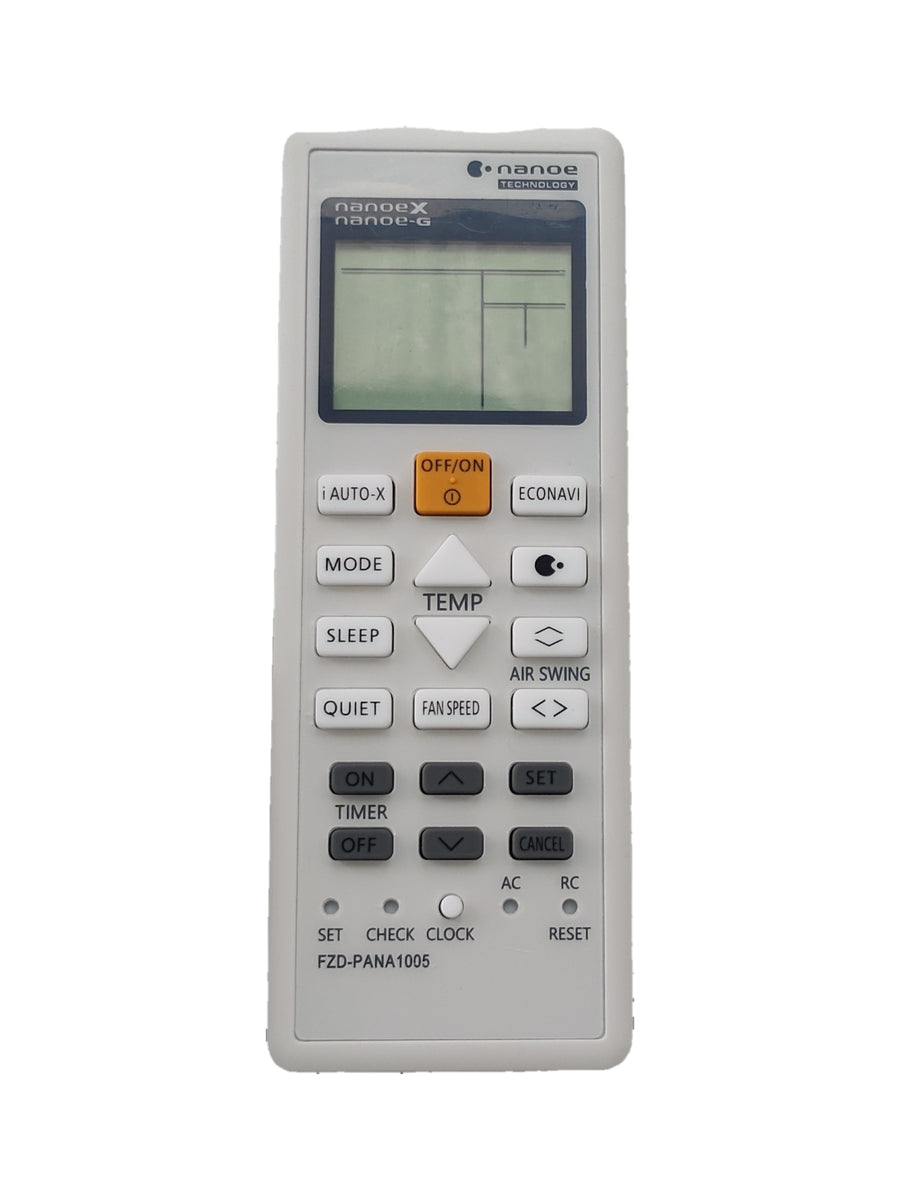 Panasonic FZD-PANA1005 airco afstandsbediening (vervangend) - voorkant