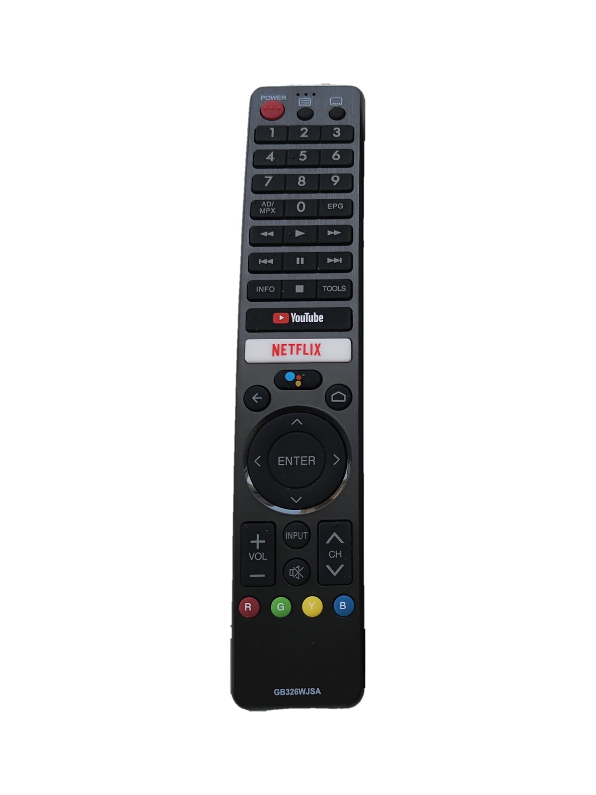 Sharp GB326WJSA afstandsbediening met voice (vervangend) - voorkant