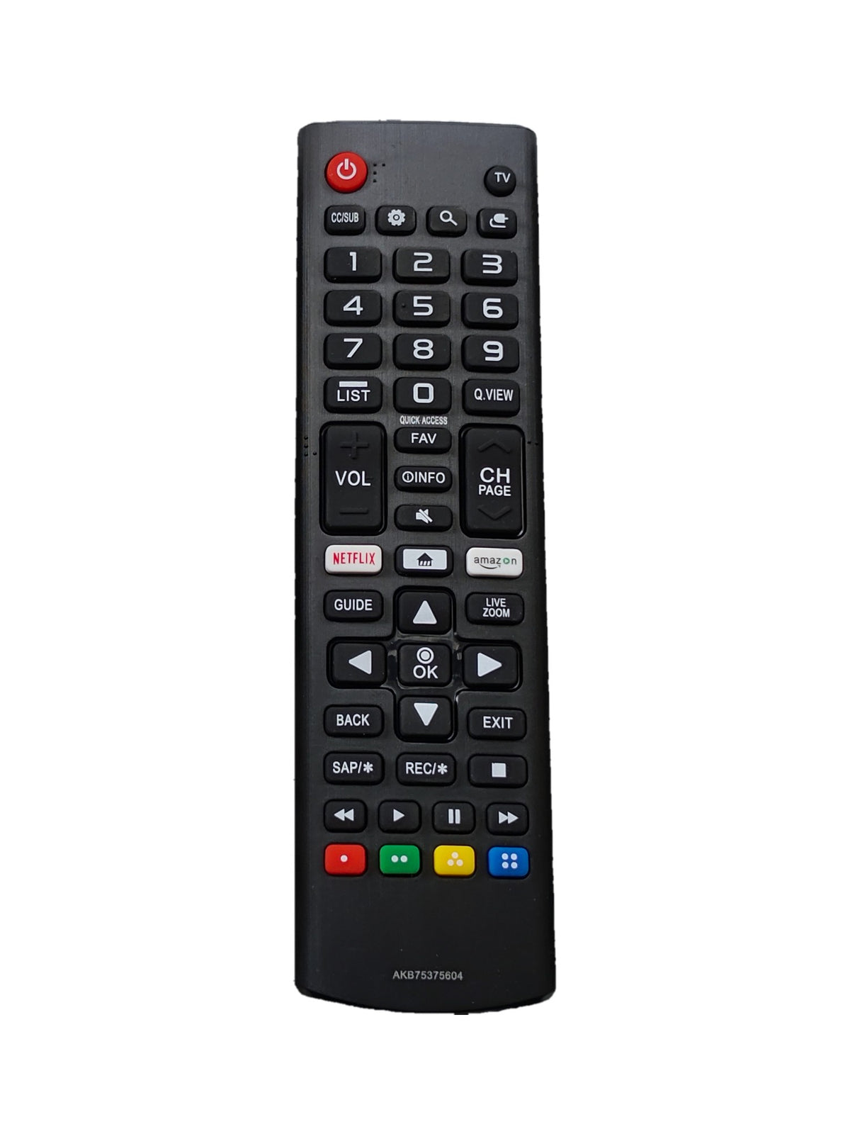 LG AKB75375604 afstandsbediening (vervangend) - voorkant