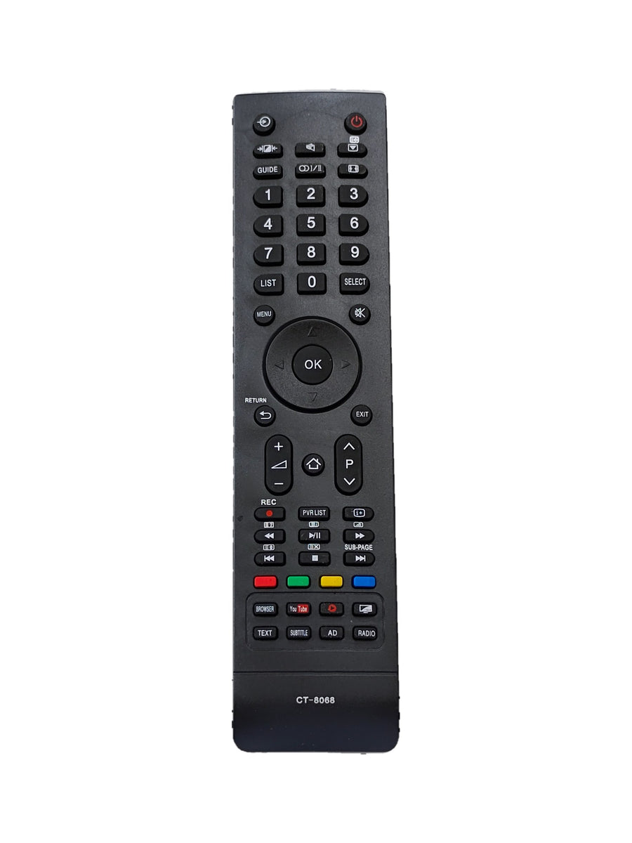 Toshiba CT-8068 afstandsbediening (vervangend) - voorkant