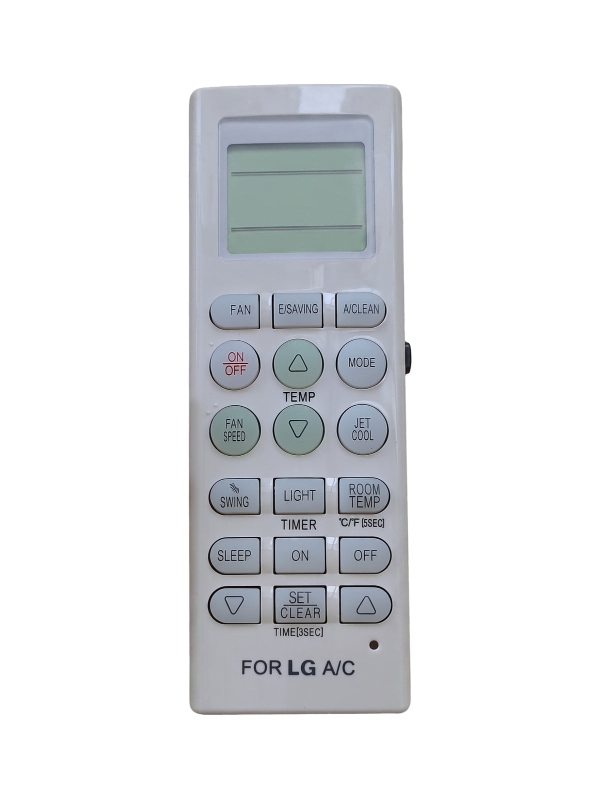 LG FZD-LG1012 airco afstandsbediening (vervangend) - voorkant