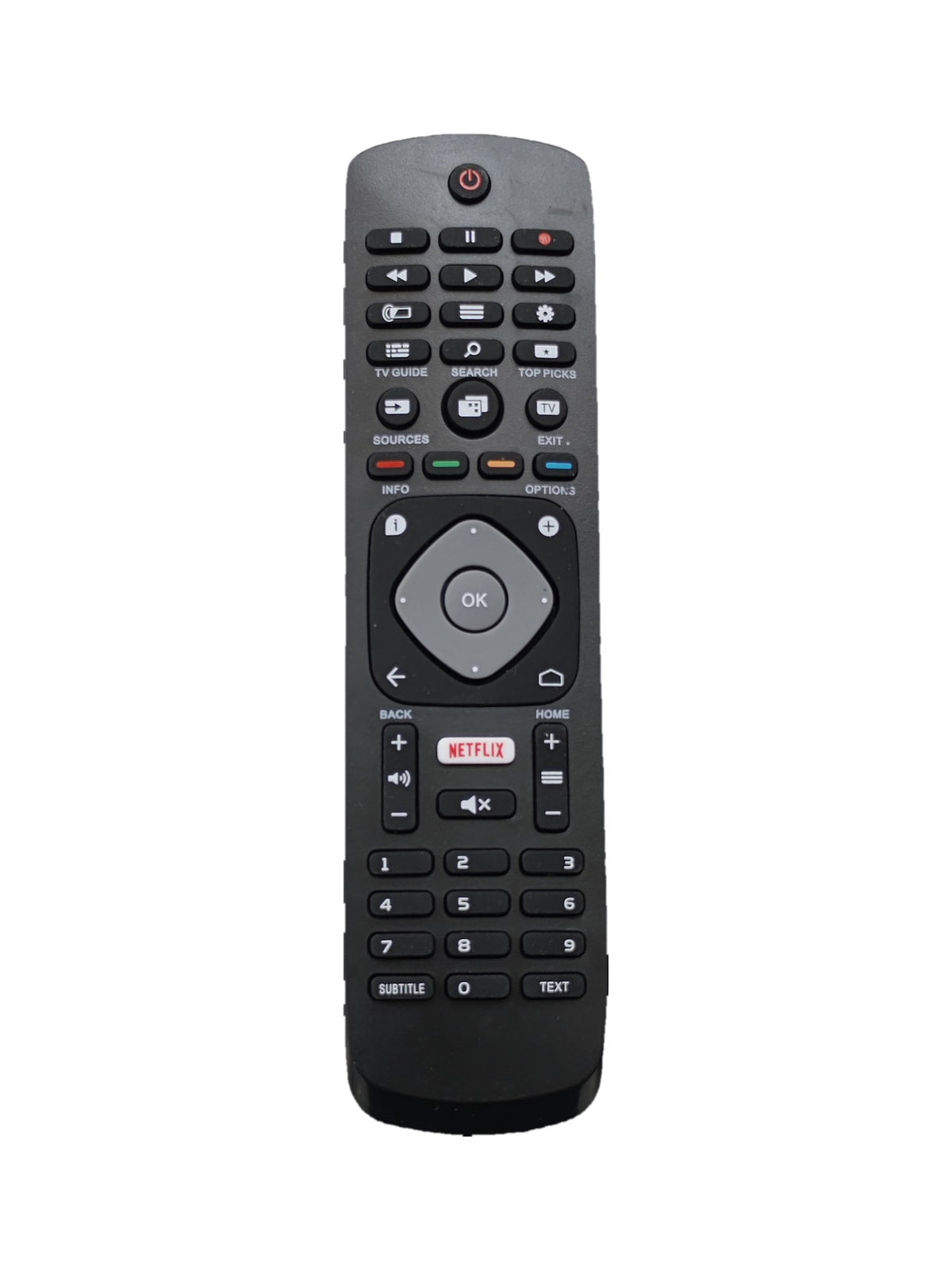 Philips RM-L1285 afstandsbediening met Netflix-knop (vervangend) - voorkant