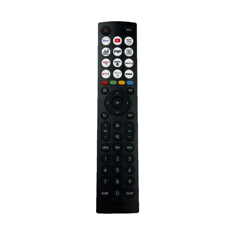 Hisense EN2P36H tv-afstandsbediening (vervangend) - voorkant