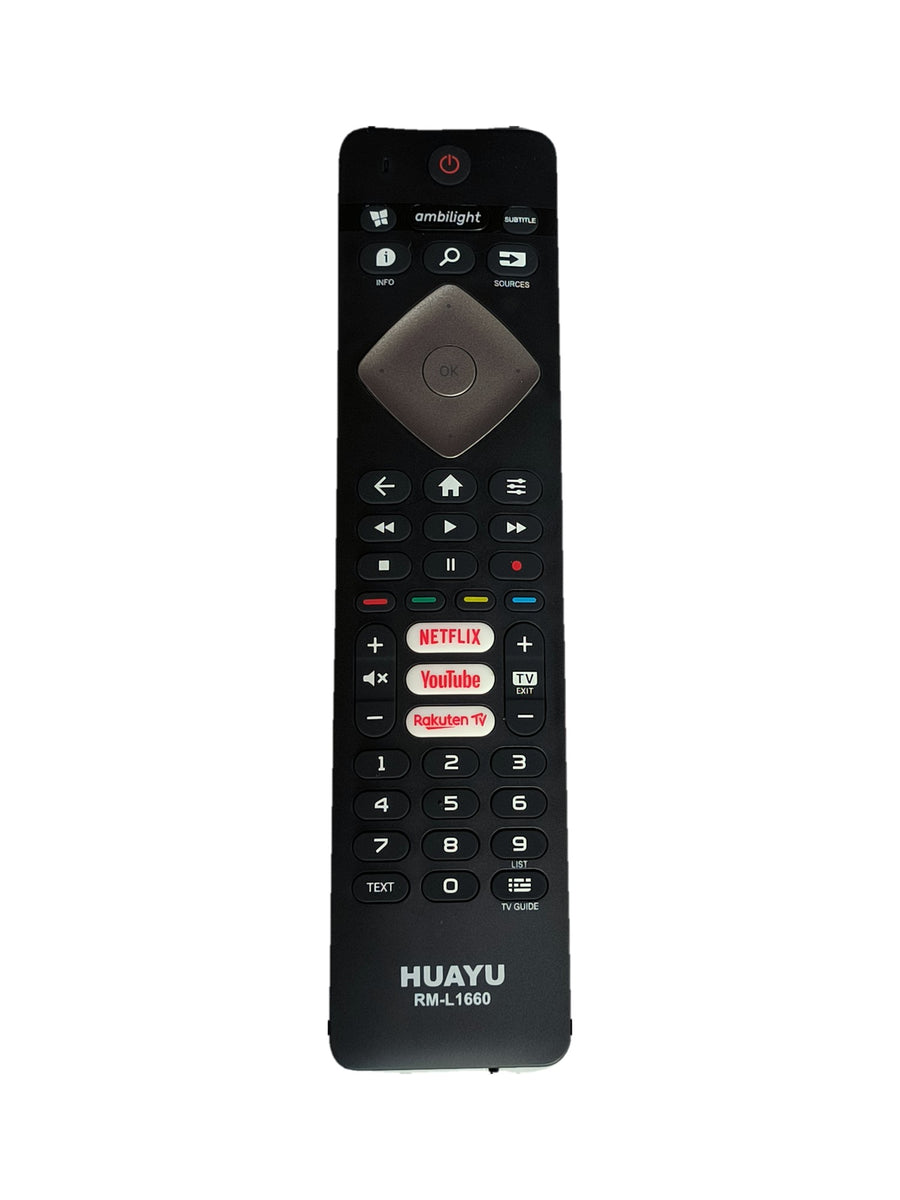 Philips RM-L1660 afstandsbediening met Ambilight-knop (vervangend) - voorkant