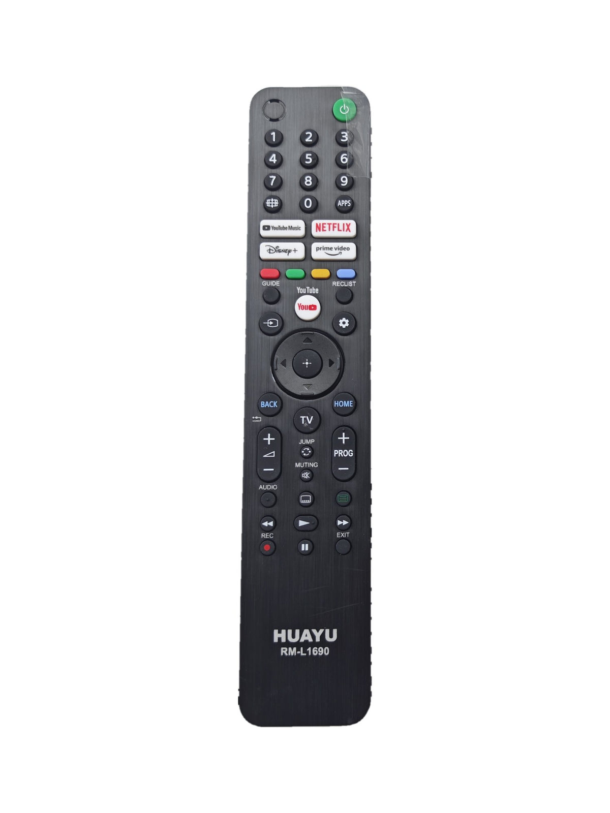 Sony RM-L1690 afstandsbediening met app-knoppen (vervangend) - voorkant