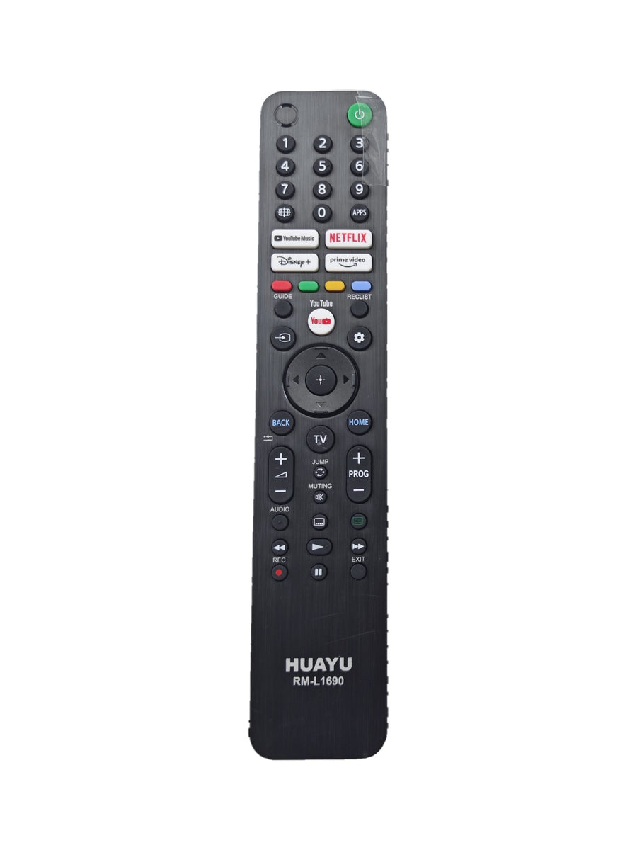 Sony RM-L1690 afstandsbediening met app-knoppen (vervangend) - voorkant