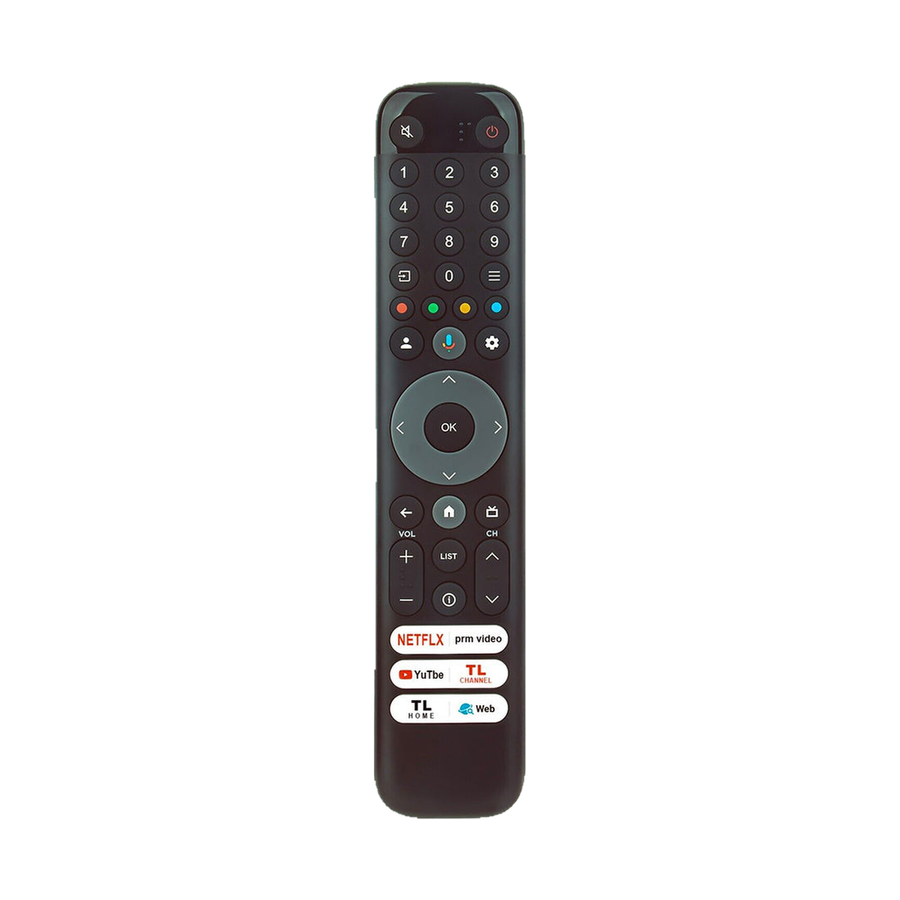 TCL RC833 afstandsbediening met voice (vervangend) - voorkant
