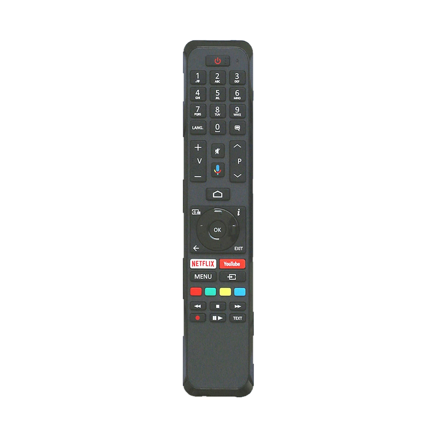 Toshiba CT-8556 (RC43160) voice-afstandsbediening (vervangend) - voorkant
