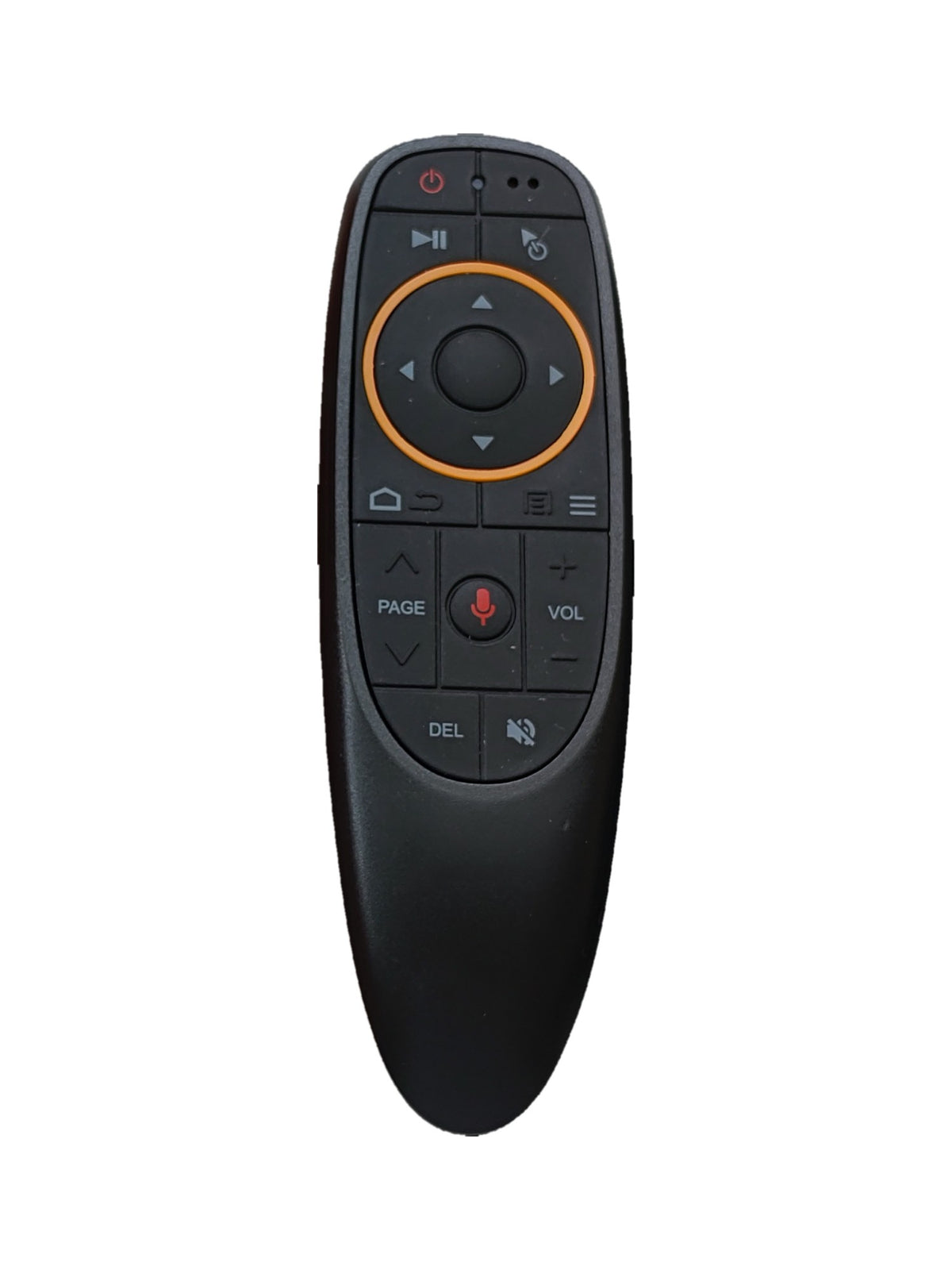 G10S air mouse afstandsbediening met voice (universeel, 2,4 GHz) - voorkant
