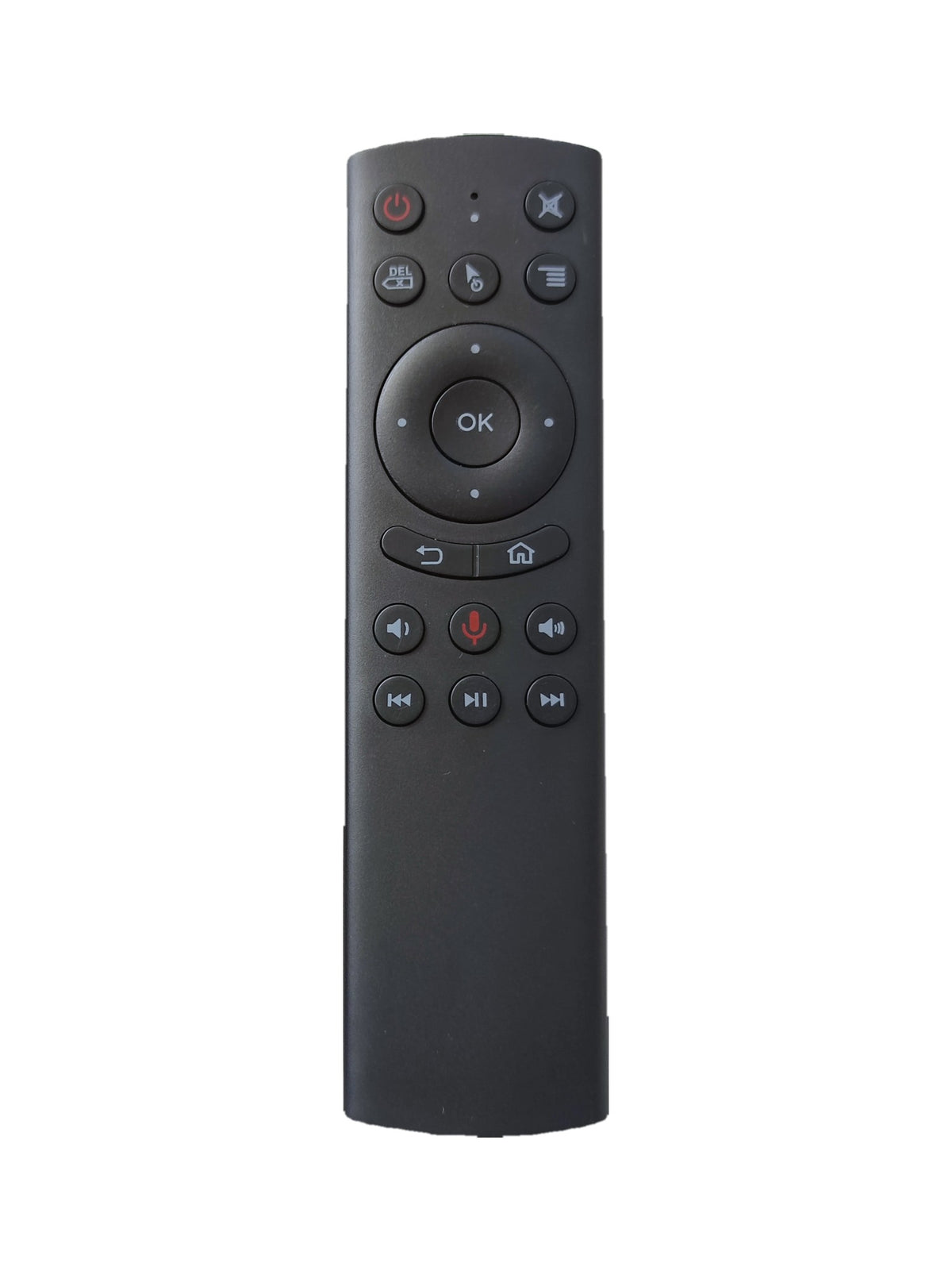 G20S air mouse afstandsbediening met voice en backlight (universeel) - voorkant